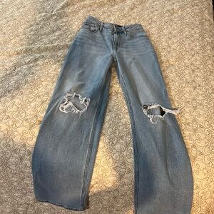 Hollister ultra high rise dad jeans